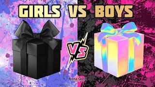 4k CHOOSE YOUR GIFT  GIRLS VS BOYS   Anna Gold 