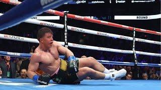 Jaime Munguia vs Sergiy Derevyanchenko 100% DEFEATED  Full fight highlights  every best punch