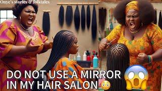 IF ONLY THEY KNEW WHY MIRRORS ARE NOT ALLOWED IN HER HAIR SALON..Before using a mirror Watch this.