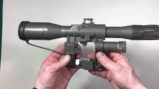 Soviet PSO-1 Scope for SVD Dragunov Sniper Rifle Made in Belarus