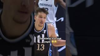 Bogi didn’t even jump  #easy #toosmall #bogi #atlhawks #basketball