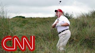 Sportswriter Trump cheats like a mafia accountant at golf