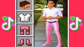 TIK TOK MINECRAFT COMPILATION 14  MEJORES MOMENTOS + FAILS + RISA + GRACIOSOS.