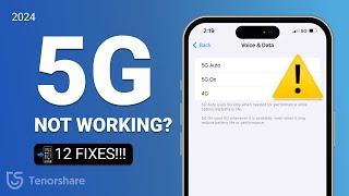 How to Fix 5G Not Working or Slow on iPhone 2024  All Carrier  12 Fixes