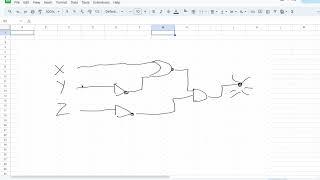 Logic gates diagram conversion to expression