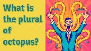 What is the plural of octopus?