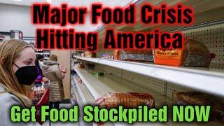 Over 50% Food Shortages Inbound. Get Food Stockpiled NOW