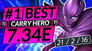 The BEST CARRY HERO in 7.34E - This Spectre Build FARMS MMR - Dota 2 Guide