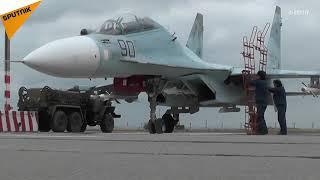 Su-30m2 landing @ Sevastopol AirportCrimea