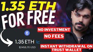 Trust Wallet Airdrop No Fees  Get 1.35 ETH Instantly With This Trick That Works EVERY TIME