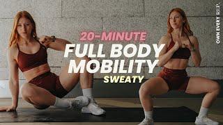 20 Min. Full Body Mobility Workout  Circuit Training  Follow Along - Sweaty   No Equipment