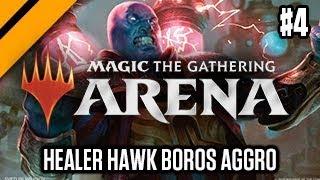 MTGArena - Guilds of Ravnica Competitive Drafts - Healer Hawk Boros Aggro P4 sponsored