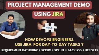 JIRA Workflow in Real Time for DevOps Projects  Agile & Scrum Explained  #abhishekveeramalla