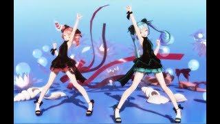 MMD DEEP BLUE TOWNへおいでよ Miku ・Teto