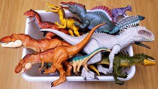 40+ Dinosaurs in a box Jurassic World Tyrannosaurus T-rex Indominus Rex Raptor Blue Indoraptor