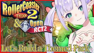 【Rollercoaster Tycoon 2 with OpenRCT2】Lets Build a Themed Park Help me choose