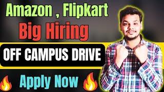 Important Amazon  Flipkart  Accenture Biggest Hiring  OFF Campus Drive For 2024  2023 Batch