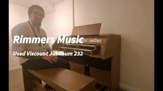 USED VISCOUNT JUBILEUM 232 DIGITAL CLASSICAL ORGAN  EDINBURGH STORE