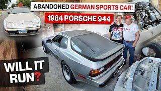 Abandoned German Sports Car 1984 Porsche 944 Will It Run?? Purists Beware of Hack Mechanic