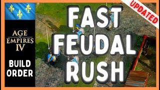 Aoe4  FAST French Feudal Rush Build Order