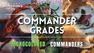 Commander Grades - The Best Monocolored Commanders from Modern Horizons 3