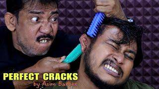 Satisfying Comb Massage & Hair Scratching by Asim barber  Head Massage & Neck Cracking  ASMR