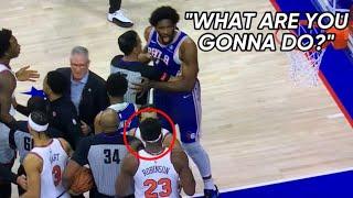 LEAKED Audio Of Joel Embiid Trying To Fight The Knicks “What Are You Gonna Do?”