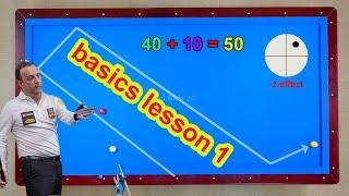 3Cushion billiards tutorial Daniel Sanchez System basics lesson 1