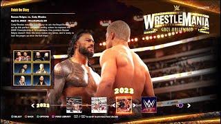 WWE 2K24 Showcase #21  Roman Reigns vs. Cody Rhodes   4K BEST QUALITY