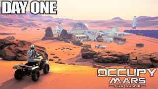 Day 1 New Mars Survival Game  Occupy Mars The Game Gameplay  Part 1