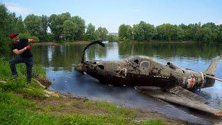 Эту гигантскую находку мы нашли на магнитной рыбалке где упал самолет