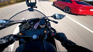 2023 Yamaha R7 Stock vs 400HP BMW M235i