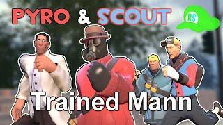 TF2 GMOD Pyro & Scout - Trained Mann