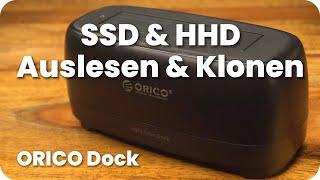 Dockingstation mit SATA Anschluss zum Auslesen & Klonen von Festplatten