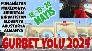 Gurbet Yolu 2024 Vlog  Elektrikli Araba ile 8 ülke 2500 KM