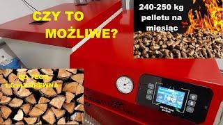 Jak palić w piecu na pellet-drewno? 250 kg pelletu na miesiąc czy to możliwe? Tanie ogrzewanie Cz.1