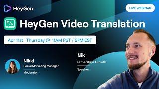 HeyGen Video Translation