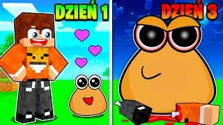 NIGDY NIE GRAJ w POU O 3 W NOCY w Minecraft