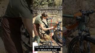 How to wash a bike #Shorts