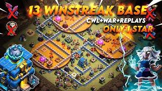 TH12 ONLY 1 STAR STRONGEST BASE WITH REPLAYS  ANTI 2 STAR BASE  COC