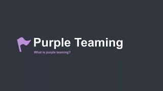 Purple Teaming Explained