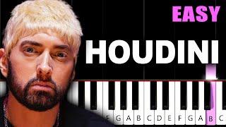 Eminem - Houdini - EASY Piano Tutorial