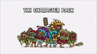 Tiki temple character pack