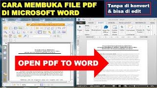 Cara membuka file pdf di microsoft word