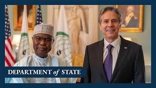 Secretary Blinken meets with Organization of Islamic Cooperation Secretary General Taha