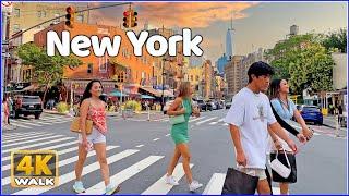 【4K】𝐖𝐀𝐋𝐊  NEW YORK City  Manhattan  Bleecker Street walking tour 2023 NYC USA