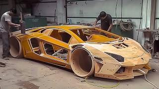 Man Builds Amazing LAMBORGHINI From Scratch in 10 Months  Start to Finish by @haisupercar