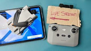 DJI Live streaming mit Drohne Anleitung Tipps Tricks mit DJI Mini 2 SE DJI Mini 3 Pro DJI Mini 4 Pro