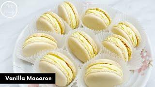 วนิลามาการอง วนิลลาบัตเตอร์ครีม Vanilla Macaron  AnnMade