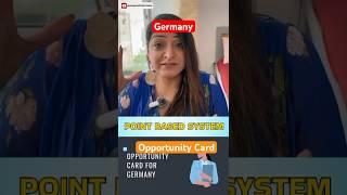 Opportunity card Germany  #germany #shorts #visa